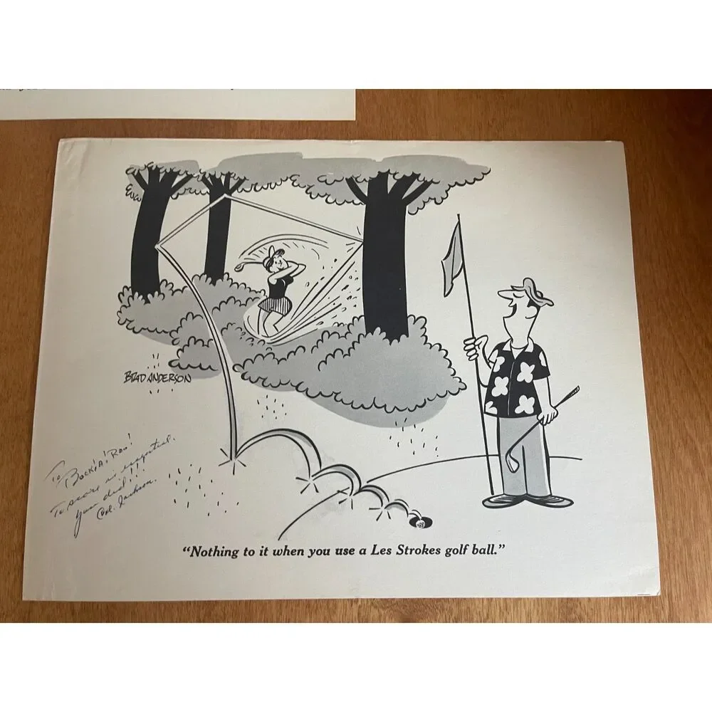 Lot 3 Brad Anderson Marmaduke SIGNED 8.5x11